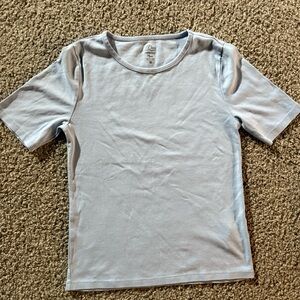 J Crew perfect fit tee pale blue
